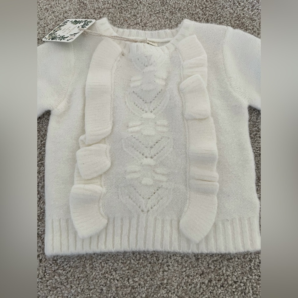 Baby girls knit sweater winter Christmas outfit 12 month NWT - Picture 2 of 5